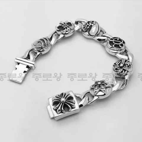 Chrome Hearts 크롬하츠 베이비 멀티 링크 팔찌 / 정품 1:1 비교