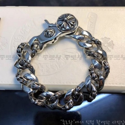 Chrome Hearts 크롬하츠 팬시 체인 집게 팔찌