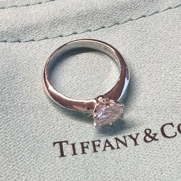 TIFFANY&Co 티파니앤코 1캐럿 세팅 웨딩링 반지