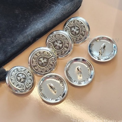 Chrome Hearts 크롬하츠 스크롤 라벨 보탄 단추