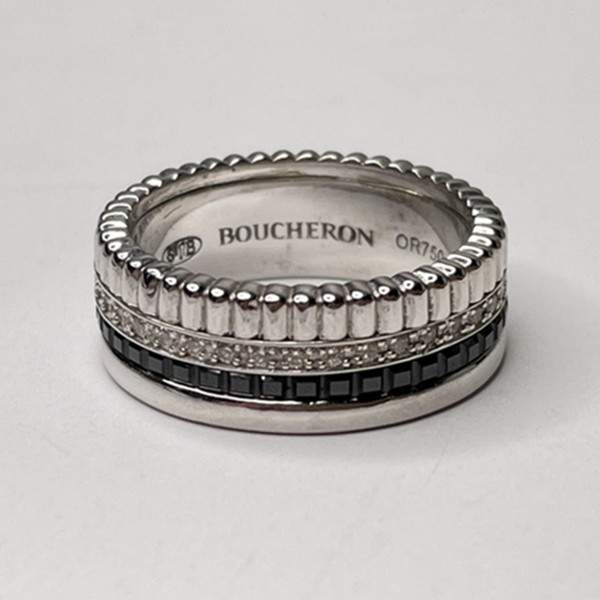 BOUCHERON 부쉐론 콰트로 블랙에디션 스몰 반지