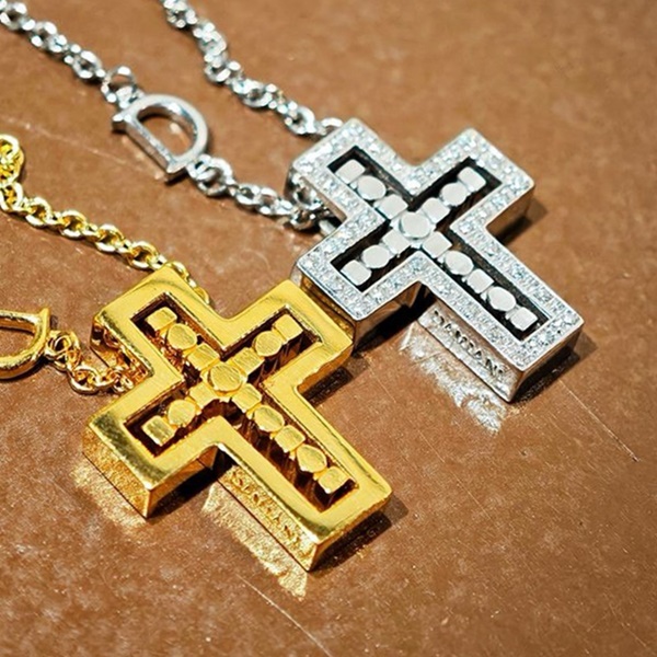 DAMIANI 다미아니 벨에포크 릴 십자가 목걸이