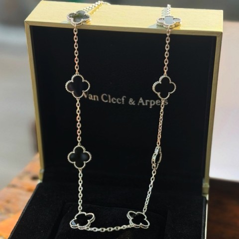Van Cleef & Arpels 반클리프아펠 빈티지 알함브라 10모티브 목걸이