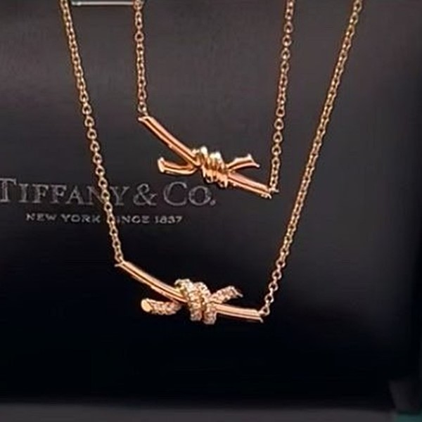 TIFFANY&Co 티파니앤코 노트 목걸이 S사이즈